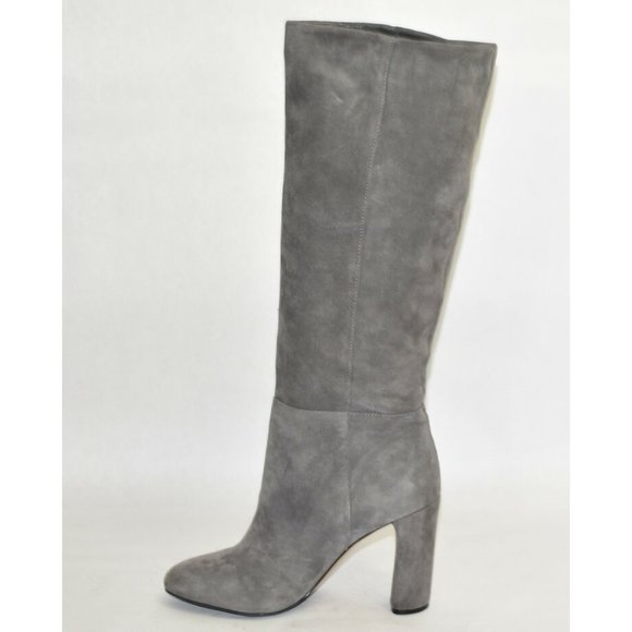 New! VINCE CAMUTO Femmie Tall Shaft Boot Gray Suede Size 9.5 M T45 - Picture 2 of 8
